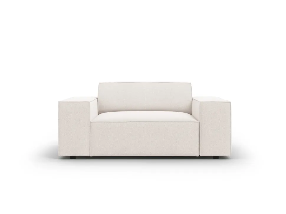 Fotel Jodie Light Beige Structured Fabric