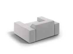 Fotel Jodie Light Grey Structured Fabric