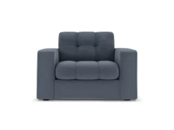 Fotel Justin Dark Blue Structured Fabric