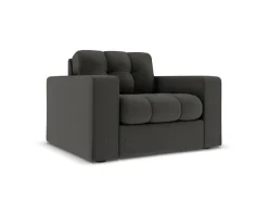 Fotel Justin Dark Grey Structured Fabric