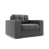 Fotel Justin Grey Velvet