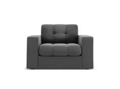 Fotel Justin Grey Velvet
