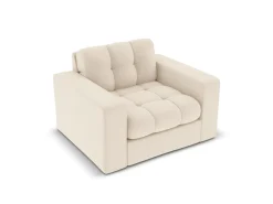 Fotel Justin Light Beige Structured  Fabric