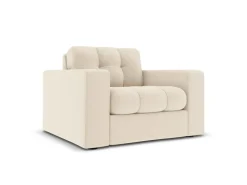 Fotel Justin Light Beige Structured  Fabric
