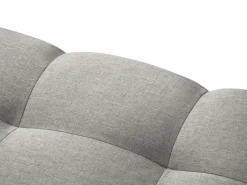 Fotel Justin Light Grey Structured  Fabric