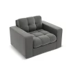 Fotel Justin Light Grey Velvet