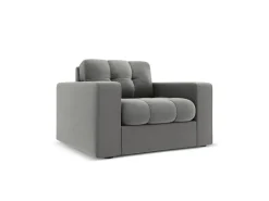 Fotel Justin Light Grey Velvet