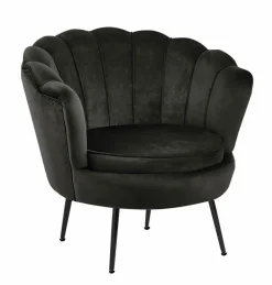 Fotel Korab VIC czarny/nogi czarne