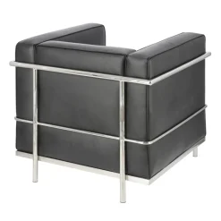 Fotel Kubik czarna skóra TP