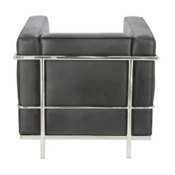 Fotel Kubik czarna skóra TP