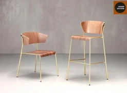 Fotel Lisa wood chrom/dąb