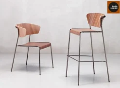 Fotel Lisa wood chrom/dąb