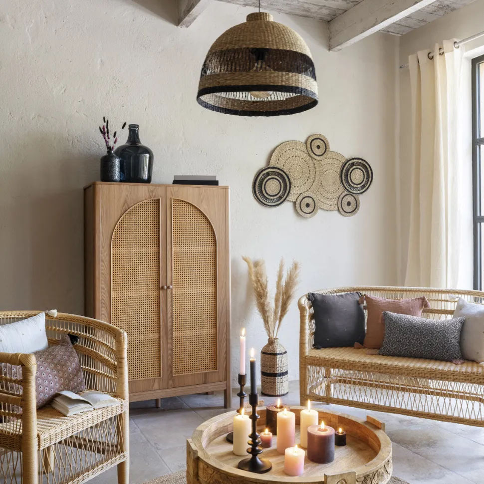 Fotel Malevio naturalny