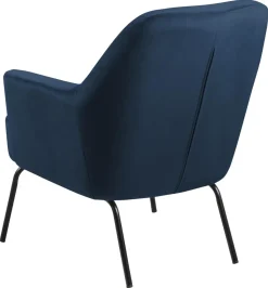 Fotel Melissa VIC granatowy uszak