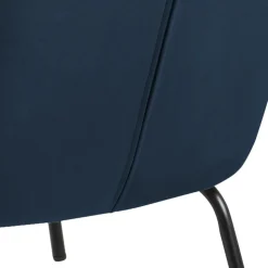 Fotel Melissa VIC granatowy uszak