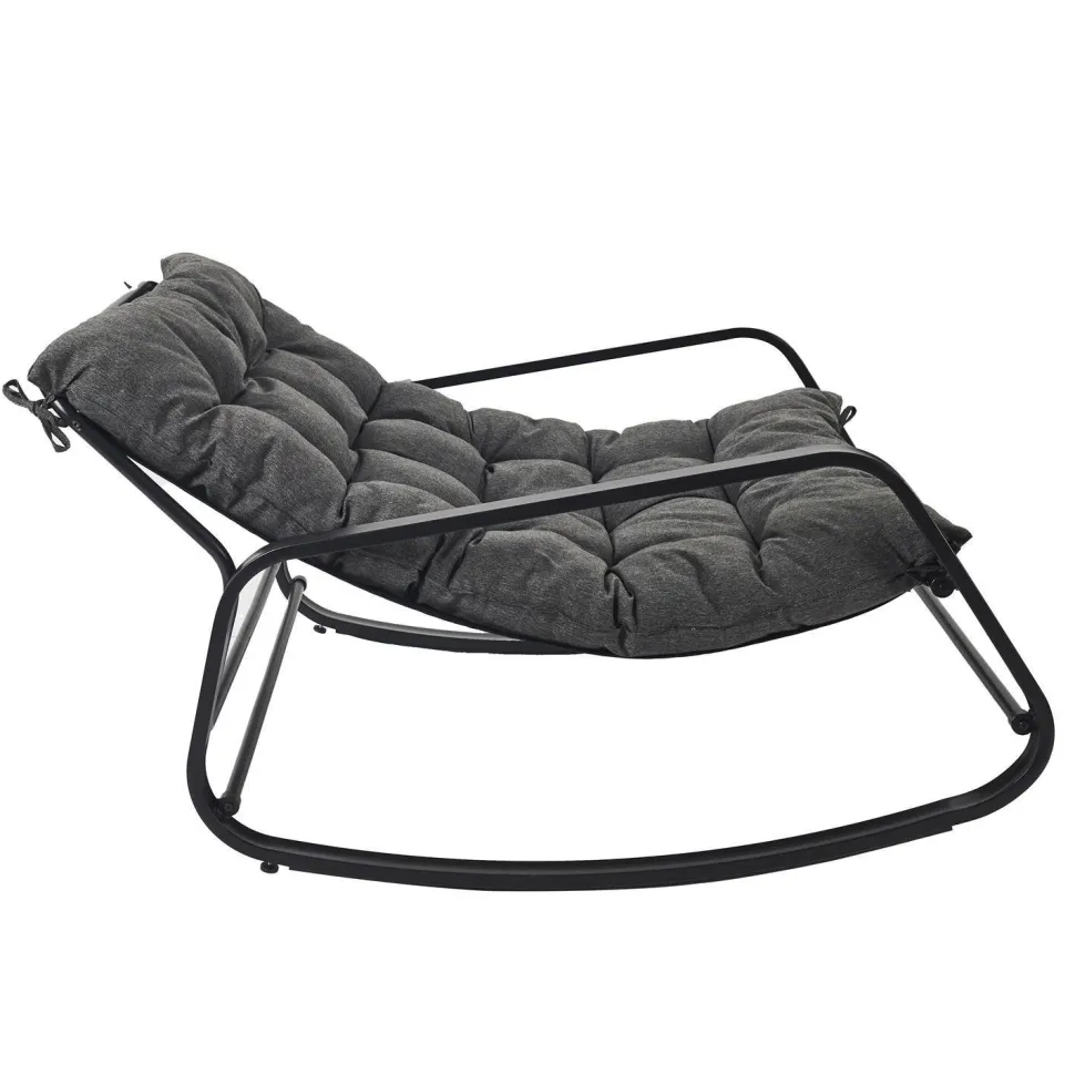 Fotel Miami ogrodowy szary