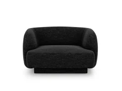 Fotel Miley Black Chenille