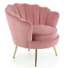 Fotel muszelka Florecja różowy