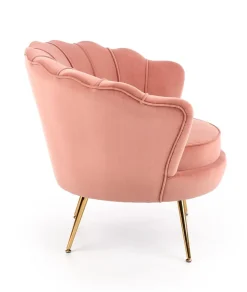 Fotel muszelka Florecja różowy