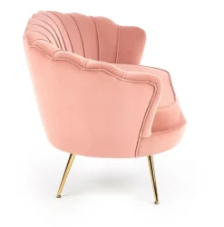 Fotel muszelka Florecja różowy