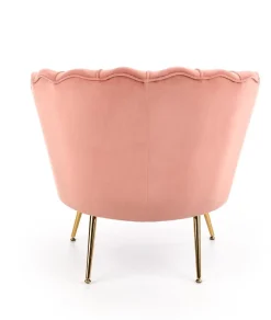 Fotel muszelka Florecja różowy