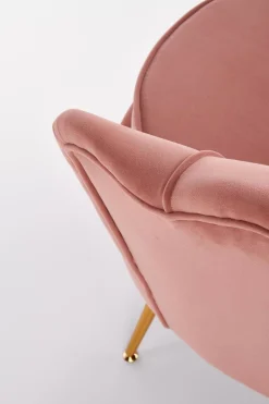 Fotel muszelka Florecja różowy