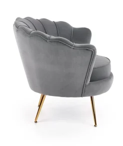 Fotel muszelka Florecja szary