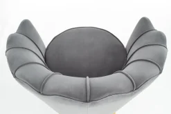 Fotel muszelka Florecja szary