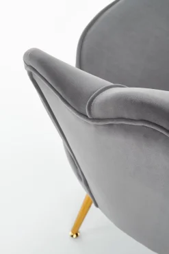 Fotel muszelka Florecja szary