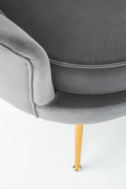 Fotel muszelka Florecja szary