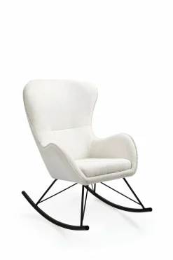 Fotel na biegunach Fabi biały