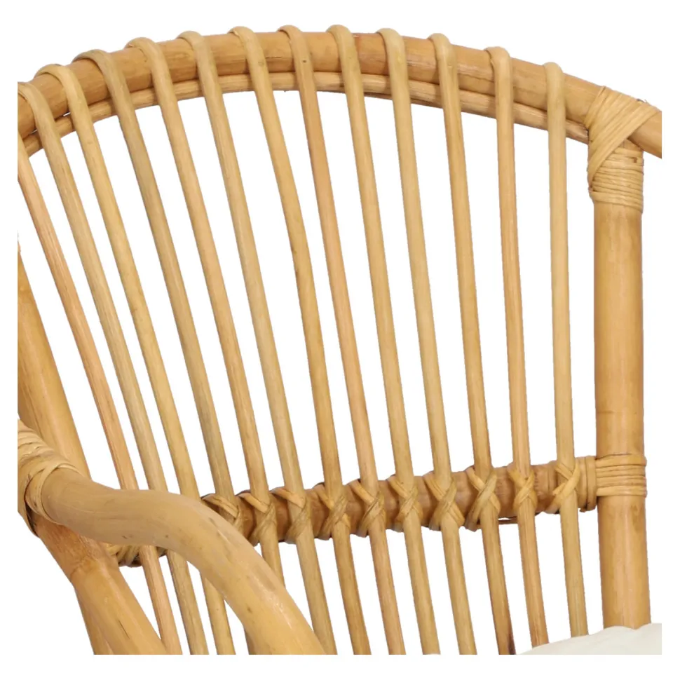 Fotel Neta rattan naturalny