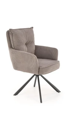 Fotel obrotowy Aldora popielaty