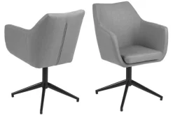 Fotel obrotowy Nora szary