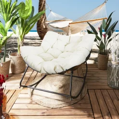 Fotel ogrodowy Tulum biały