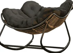 Fotel ogrodowy Tulum czarny