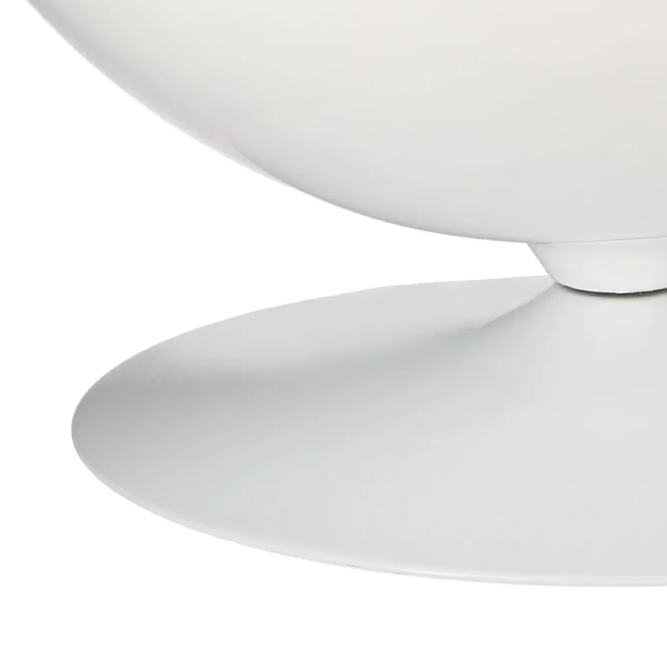 Fotel Ovalia Chair biało czerwony