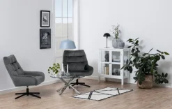 Fotel Paris szary ciemny