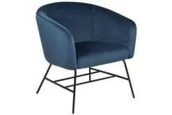 Fotel Ramsey VIC navy blue glamour