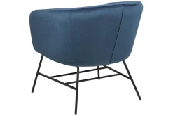 Fotel Ramsey VIC navy blue glamour