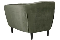 Fotel Ria VIC Forest green pikowany