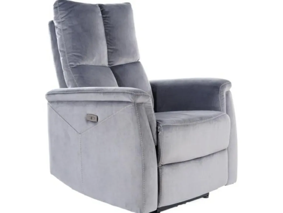 Fotel rozkładany Mars szary VIC