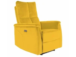 Fotel rozkładany Mars żółty VIC