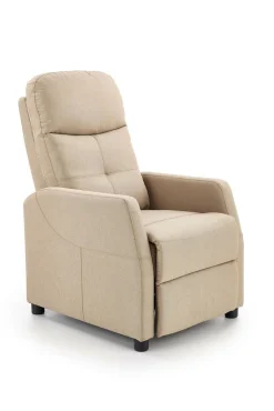 Fotel rozkładany recliner Dativo beżowy