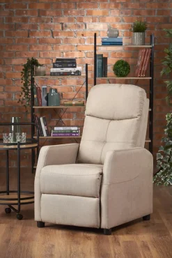 Fotel rozkładany recliner Dativo beżowy