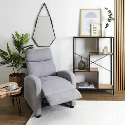 Fotel rozkładany Recliner Dream szary