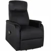Fotel rozkładany recliner Ariel czarny