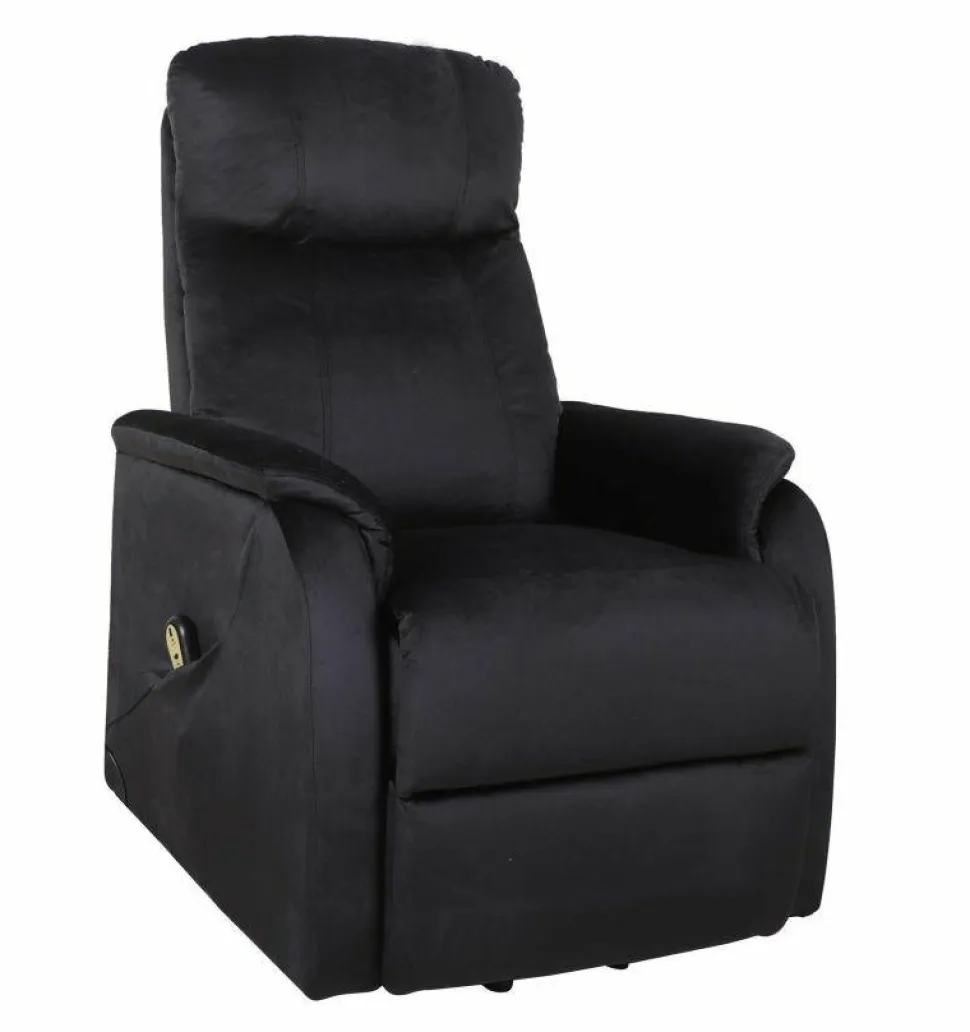 Fotel rozkładany recliner Ariel czarny