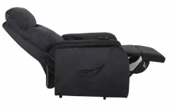 Fotel rozkładany recliner Ariel czarny
