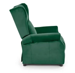 Fotel rozkładany recliner Nagu zielony ciemny